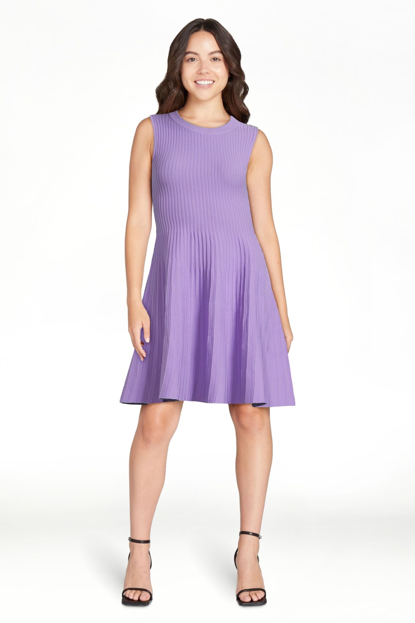 Scoop Women's Striped Mini Sweater Dress, Sizes XS-XXL | Walmart (US)