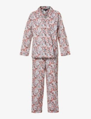 Floral-print organic-cotton pyjama set | Selfridges