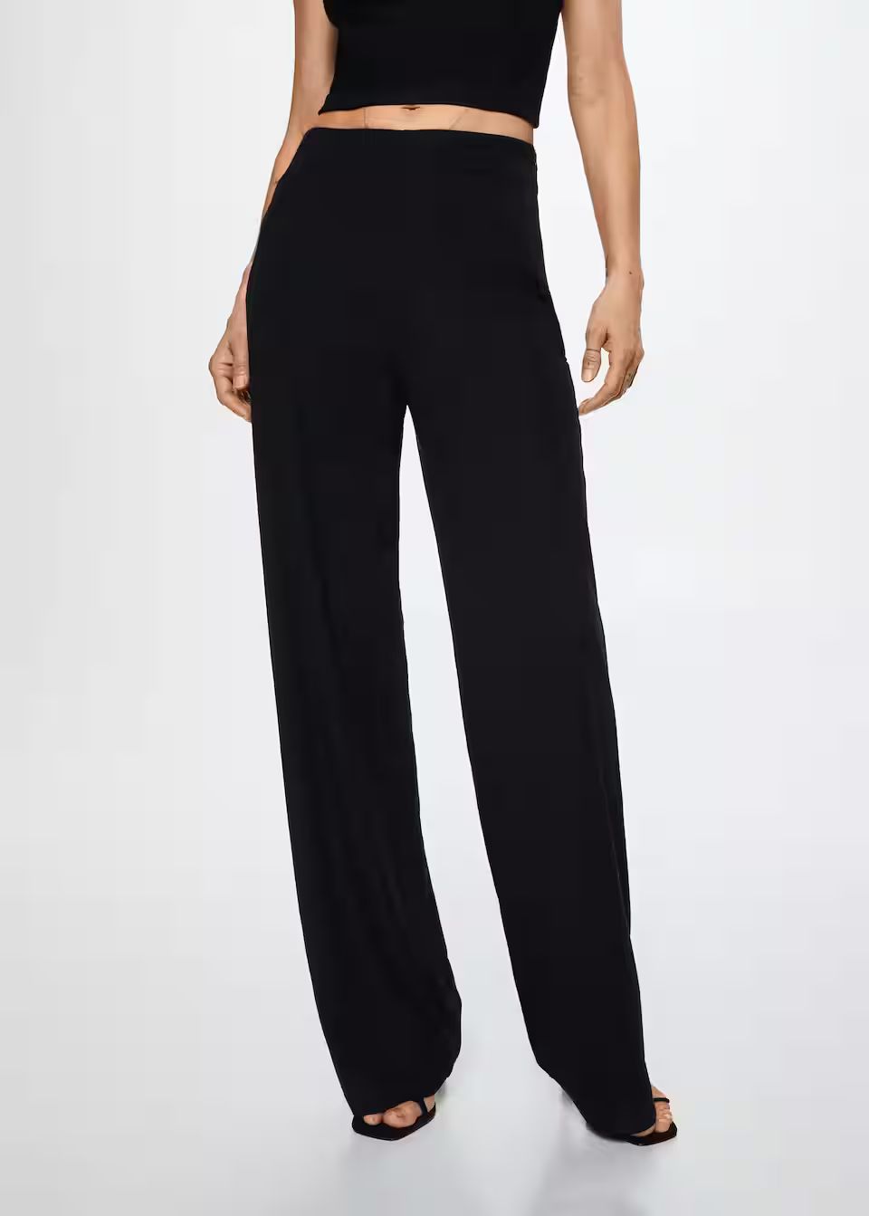 Flowy palazzo trousers | MANGO (UK)