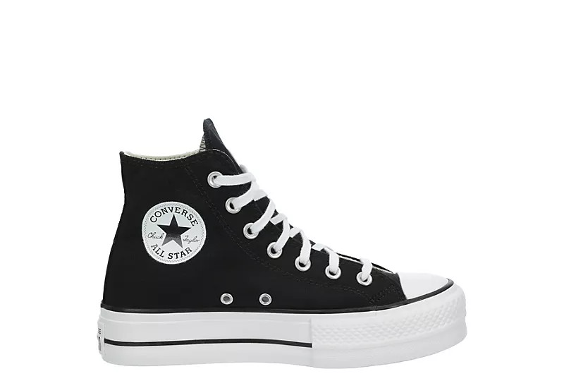 Converse Womens Chuck Taylor All Star High Top Platform Sneaker - White | Rack Room Shoes