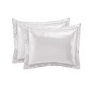 Cotton Loft PUFF Water-Resistant Quilted Nylon Sham 2-Pack (Standard) - Metallic | HSN