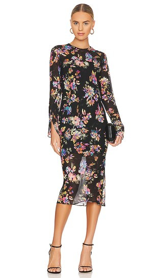 Collier Midi Dress in Mirabella | Revolve Clothing (Global)