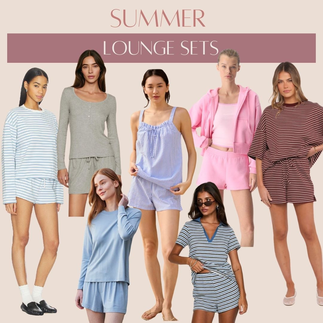 Comfy lounge sets for Spring/ Summer time! #sets #loungewear #matchingset #shortsset #pajamas 

#LTKmorningroutine #LTKdayinmylife #LTKselfcare