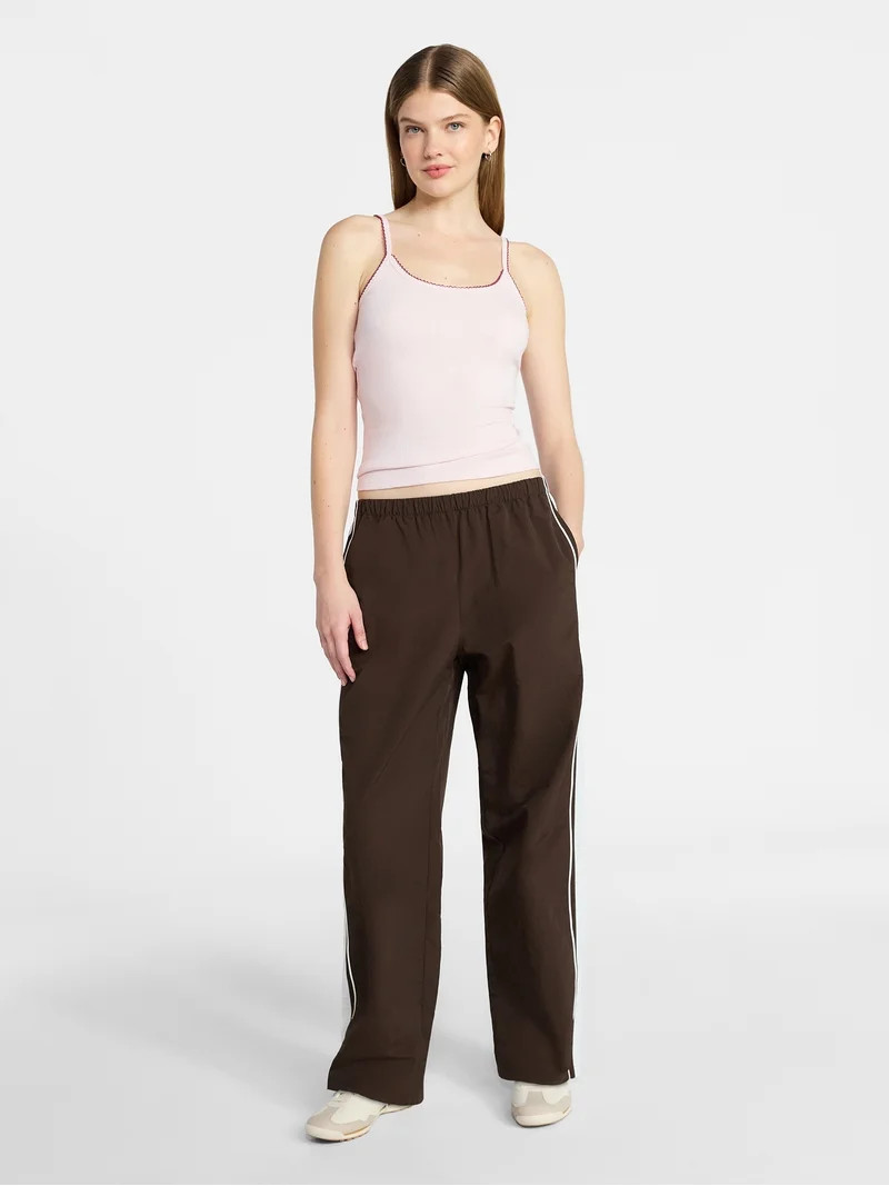 No Boundaries Pointelle Tank Top, Women's XXS-XXL | Walmart (US)