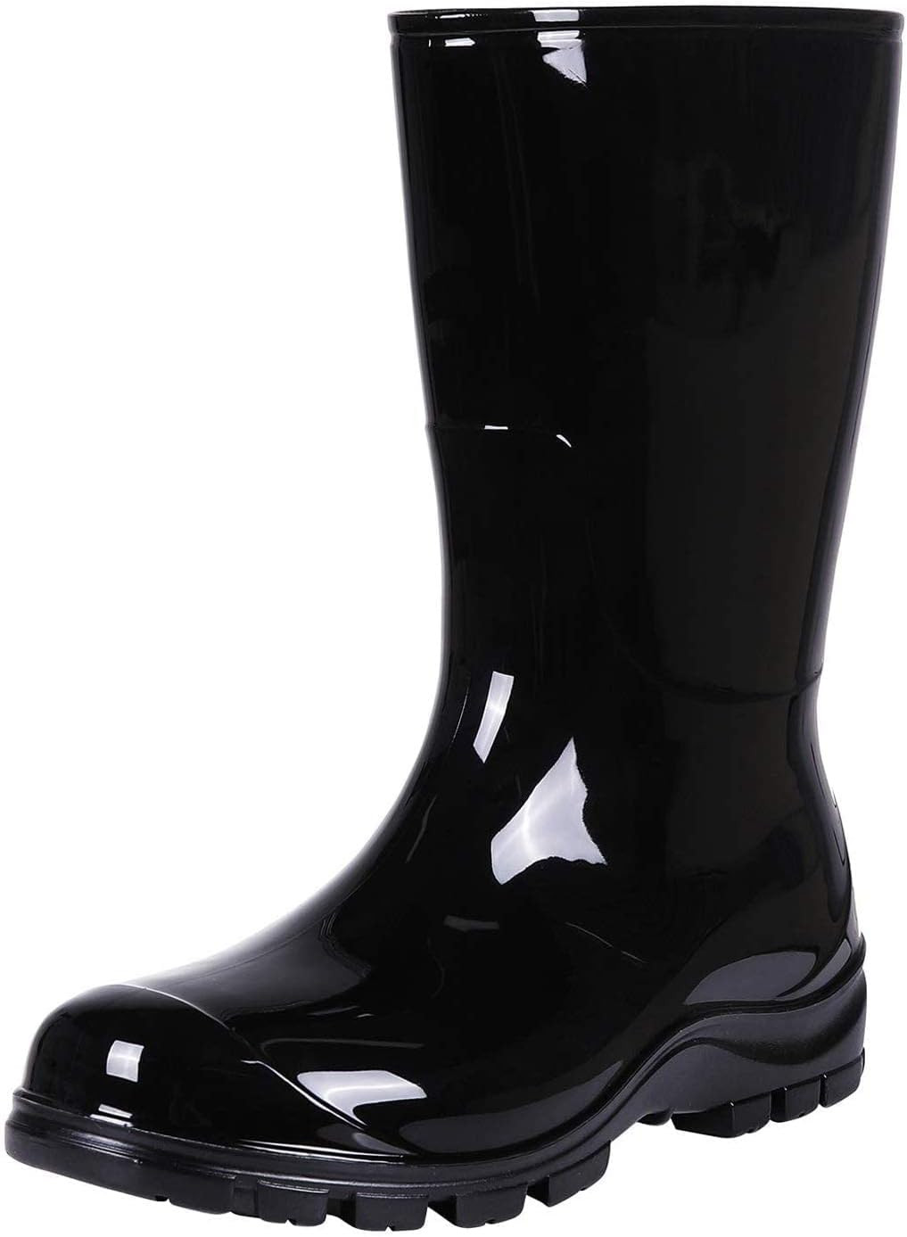 Asgard Women's Mid Calf Rain Boots Printed Waterproof Rubber Boots Short Garden Shose | Amazon (US)