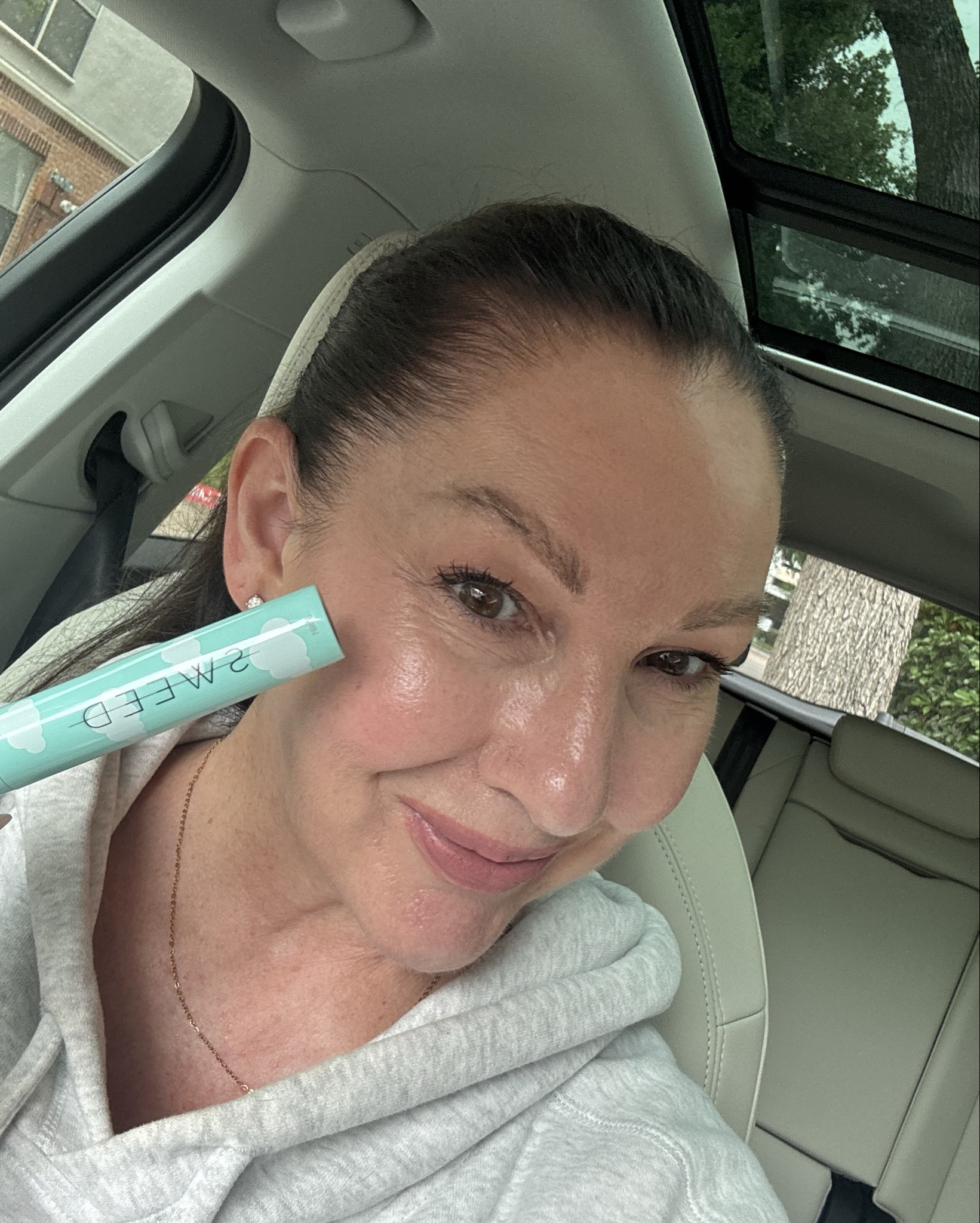 New mascara alert. I switched from black to dark brown and tried a brand I’d heard great things about and the things I heard were true! 
I don’t have Lucious long lashes but I feel pretty confident that this mascara is lengthening and I love the natural look the brown gives. And it does NOT budge! 

@sweed #sweed #mascara #ltkbeauty

#LTKOver40 #LTKselfcare