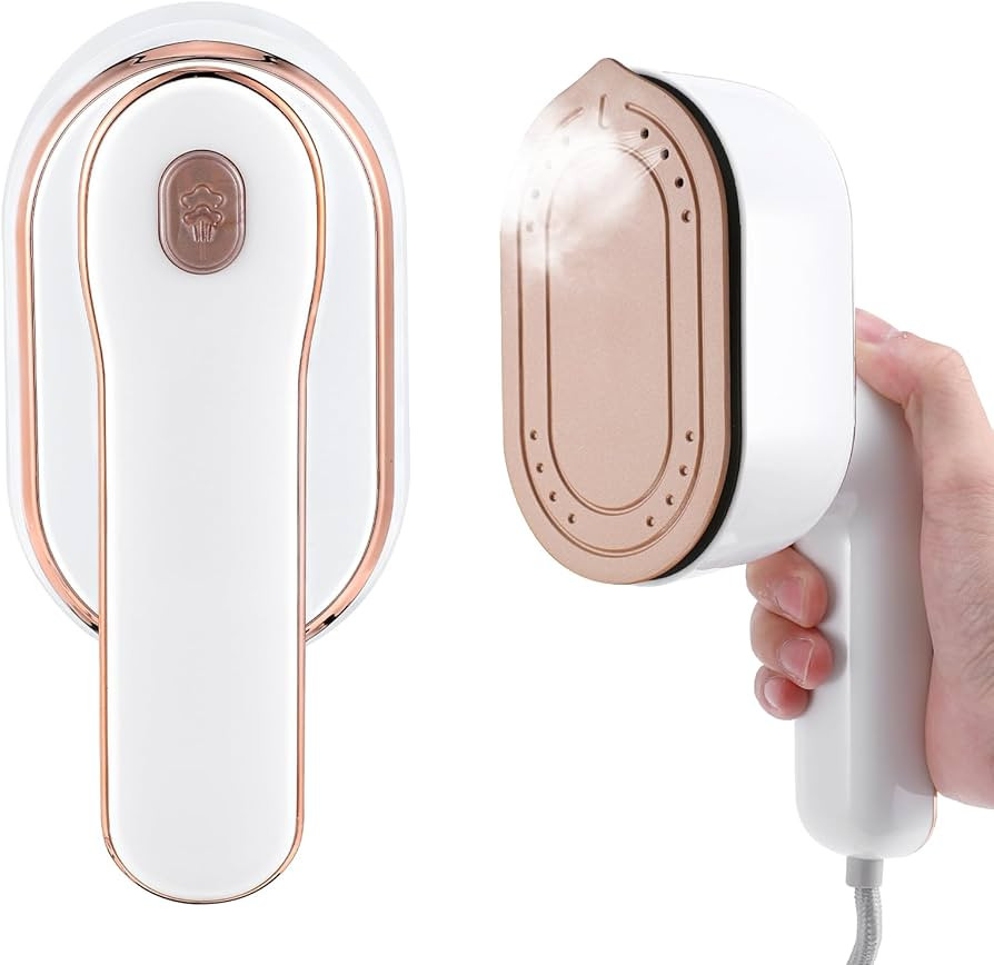 Mini Steam Iron for Clothes, Biupky Travel Steamer for Clothes Portable Steamer Travel Iron, Micr... | Amazon (US)