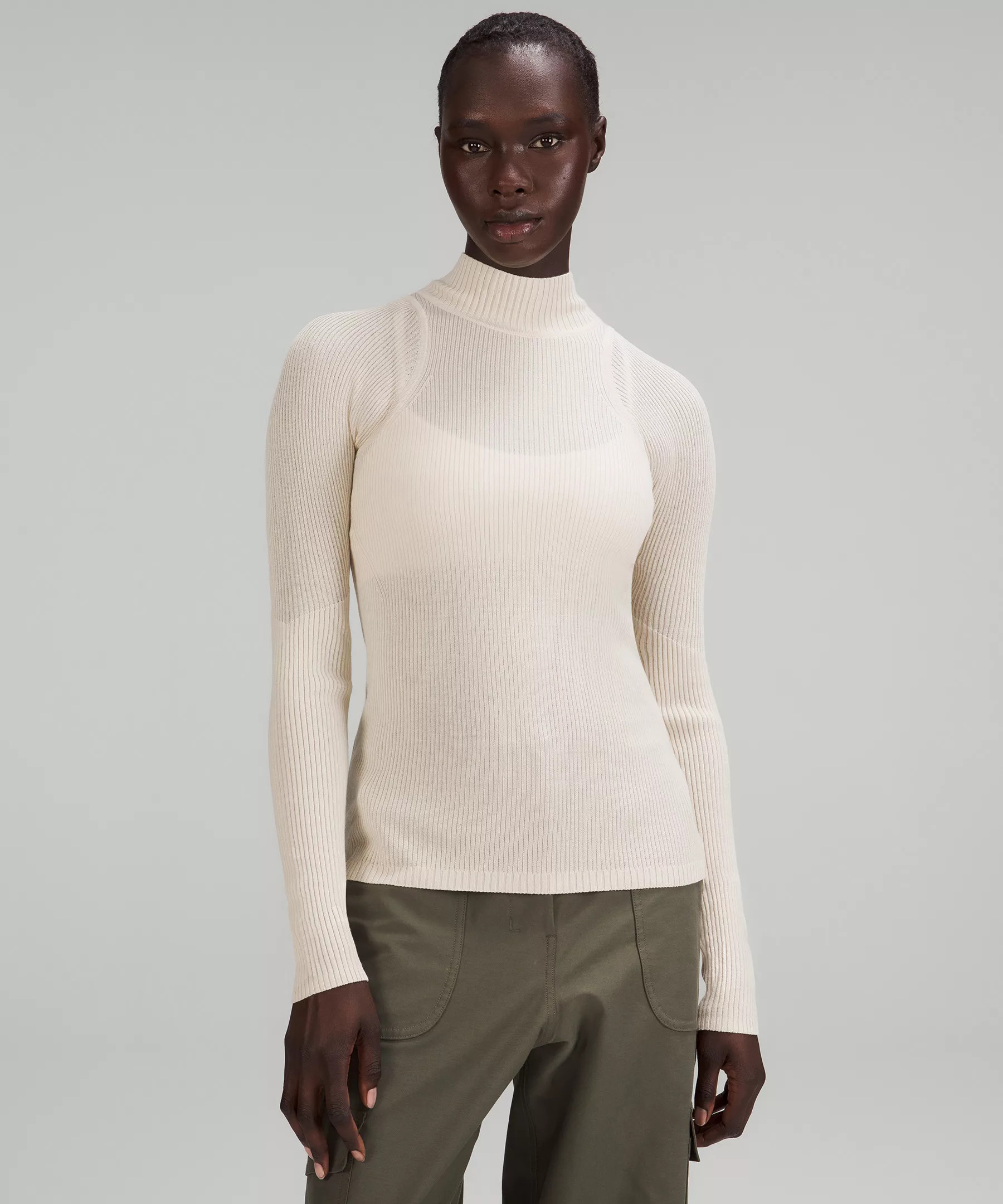 Merino Wool Mockneck Light Sweater | Women's Long Sleeve Shirts | lululemon | lululemon (CA)