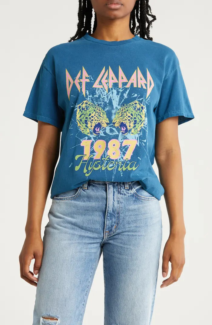 Vinyl Icons Def Leppard 1987 Cotton Graphic T-Shirt | Nordstromrack | Nordstrom Rack
