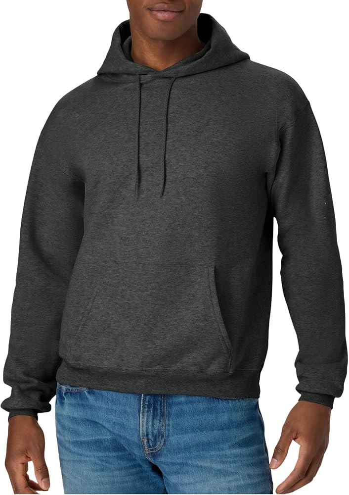 Hanes Men's Hoodie - EcoSmart Fleece Hooded Sweatshirt for Men & Women - Midweight Fleece - Big &... | Amazon (US)