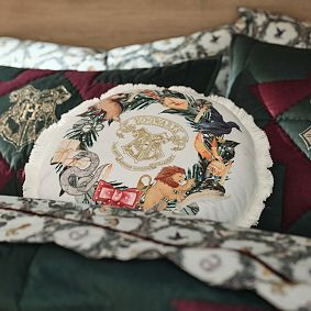 Harry Potter™ Wreath Round Pillow | Pottery Barn Teen
