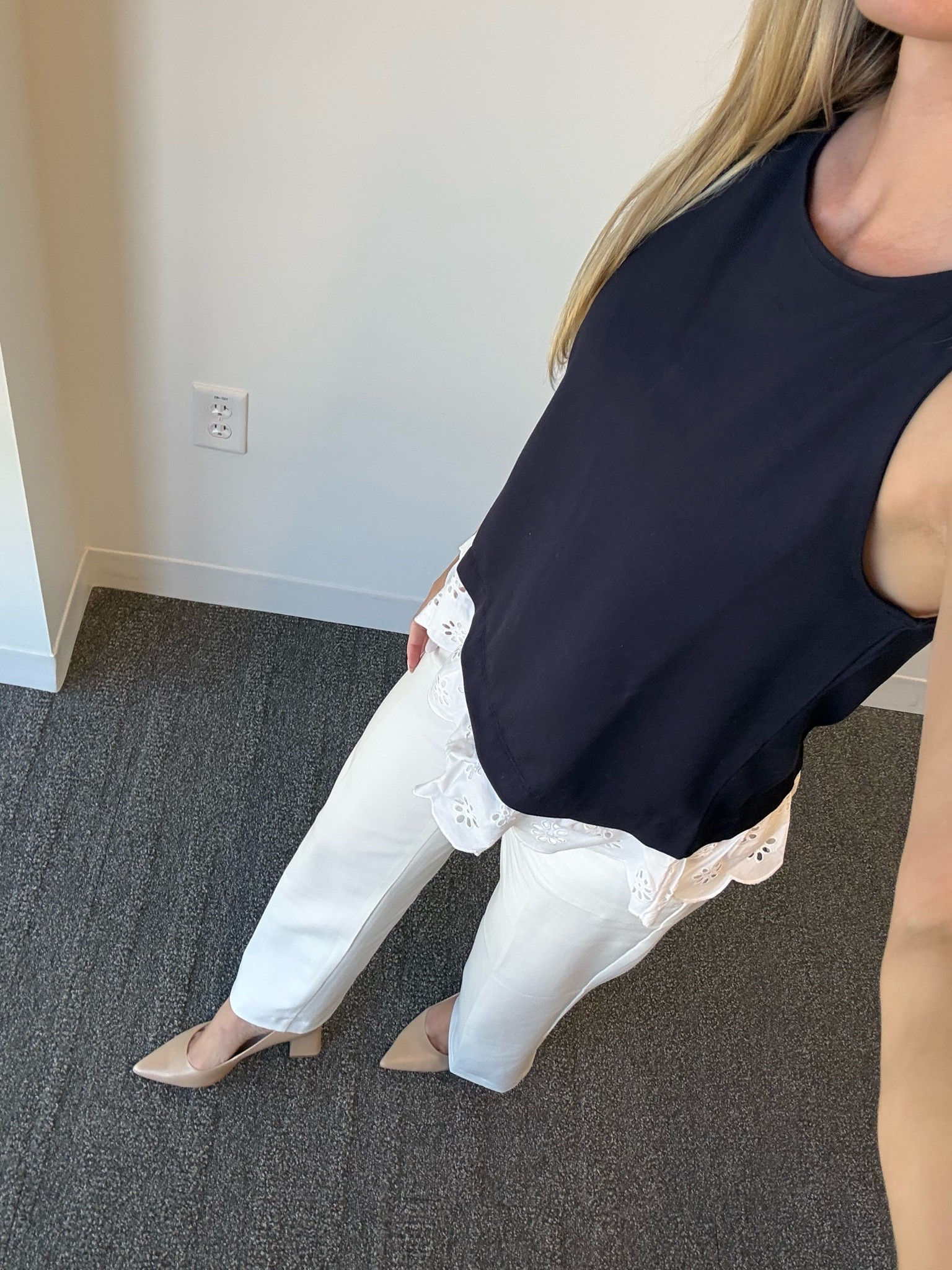 work outfit 
comfortable work outfit 
white pants 
petite pants 
Summer outfit 
Business casual

#LTKWorkwear #LTKPetite #LTKSeasonal