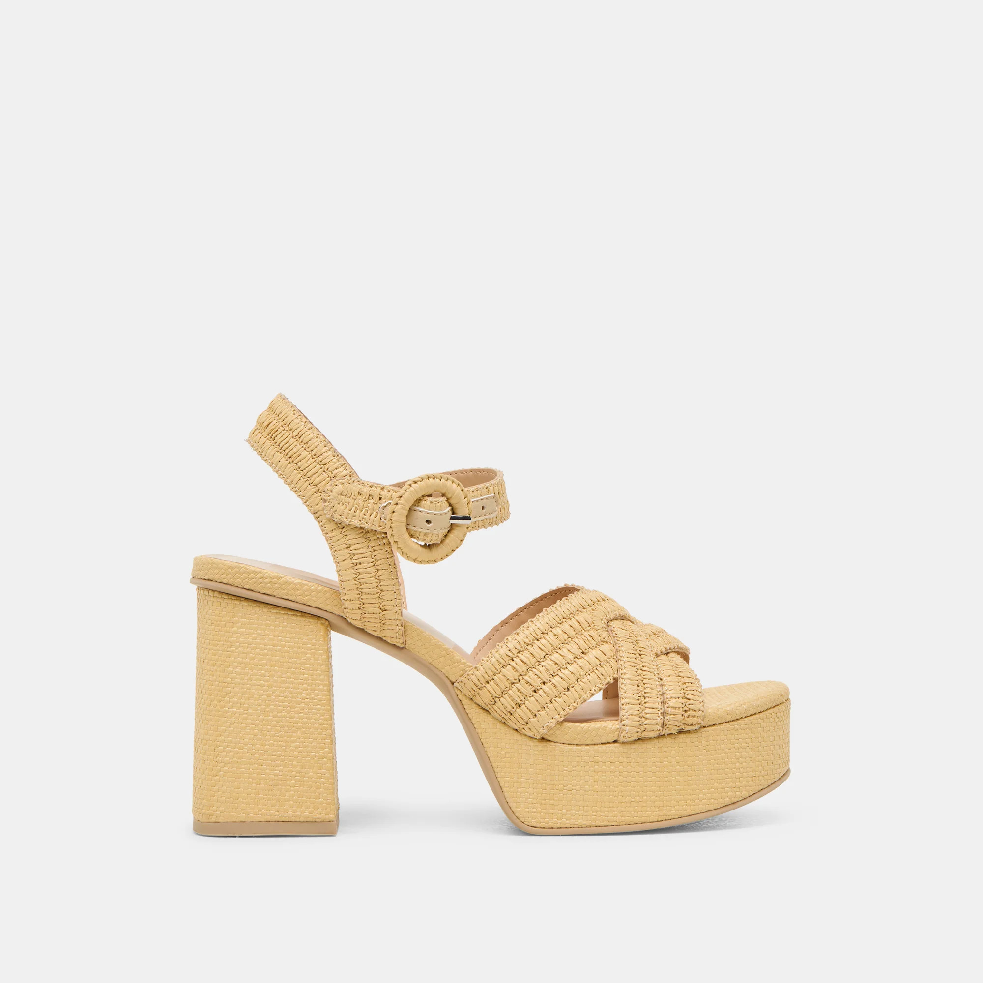 Bety Lt Natural Raffia Heels | Dolce Vita | DolceVita.com