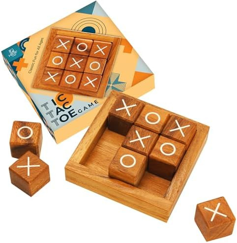 BSIRI Tic Tac Toe for Kids and Adults Coffee Table Living Room Decor and Desk Decor Family Games ... | Amazon (US)