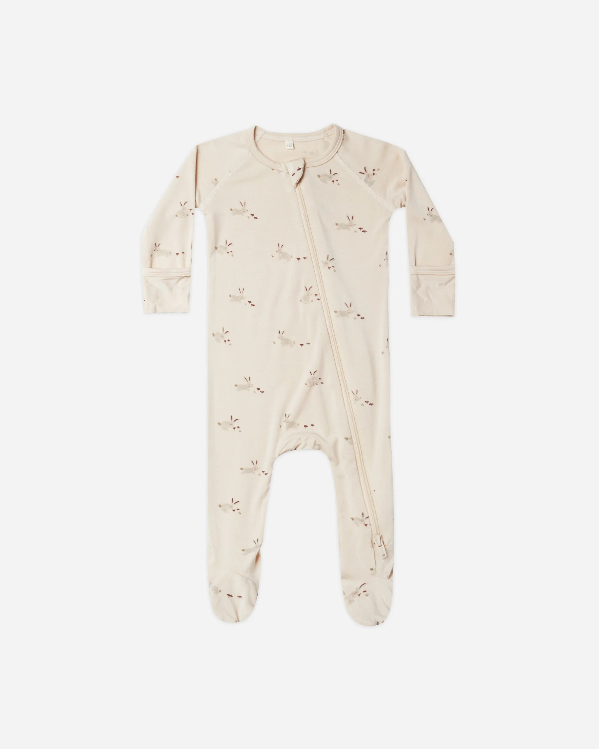 Bamboo Zip Footie || Bunnies | Rylee + Cru