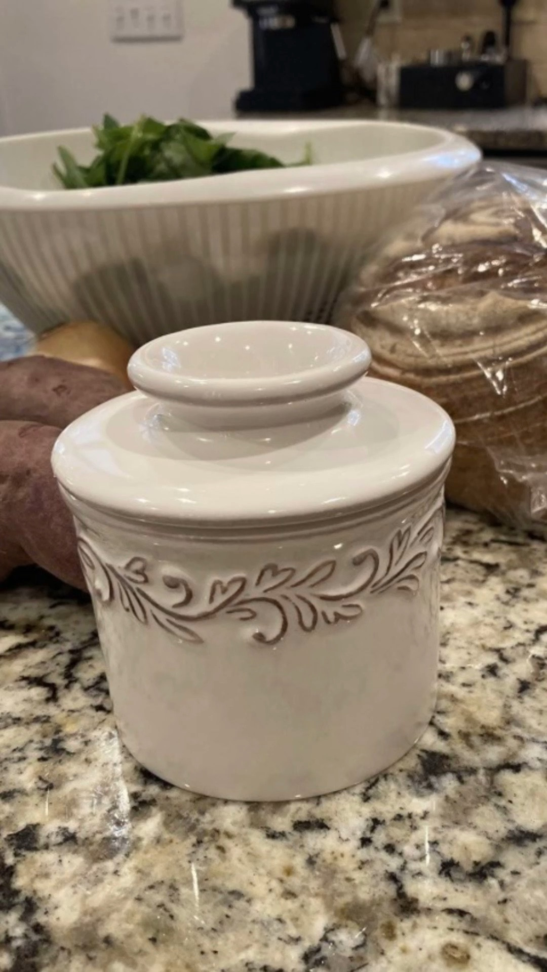 Say goodbye to rock-hard butter! 
 Meet your countertop hero: The Original Butter Bell crock!

Why wrestle with cold butter when you can spread the love effortlessly—anytime, every time? This beauty keeps your butter fresh, soft, and spreadable! No mess, no fuss, just buttery perfection!

Ready to upgrade your butter game?
 Tap into timeless French kitchen elegance and make every bite better!

#ButterSolved #SpreadTheJoy #ButterBellMagic #thisis61 #over60creator #womenover60 #atlantafoodie #atlantacreator 

#LTKHome #LTKFindsUnder50