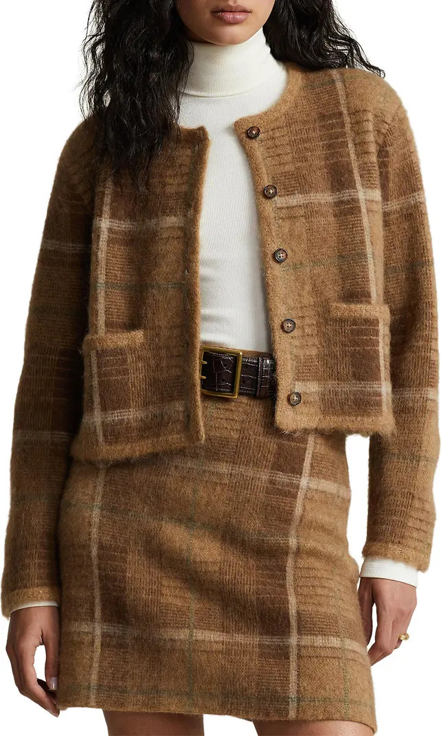 Plaid Boxy Cardigan | Nordstrom