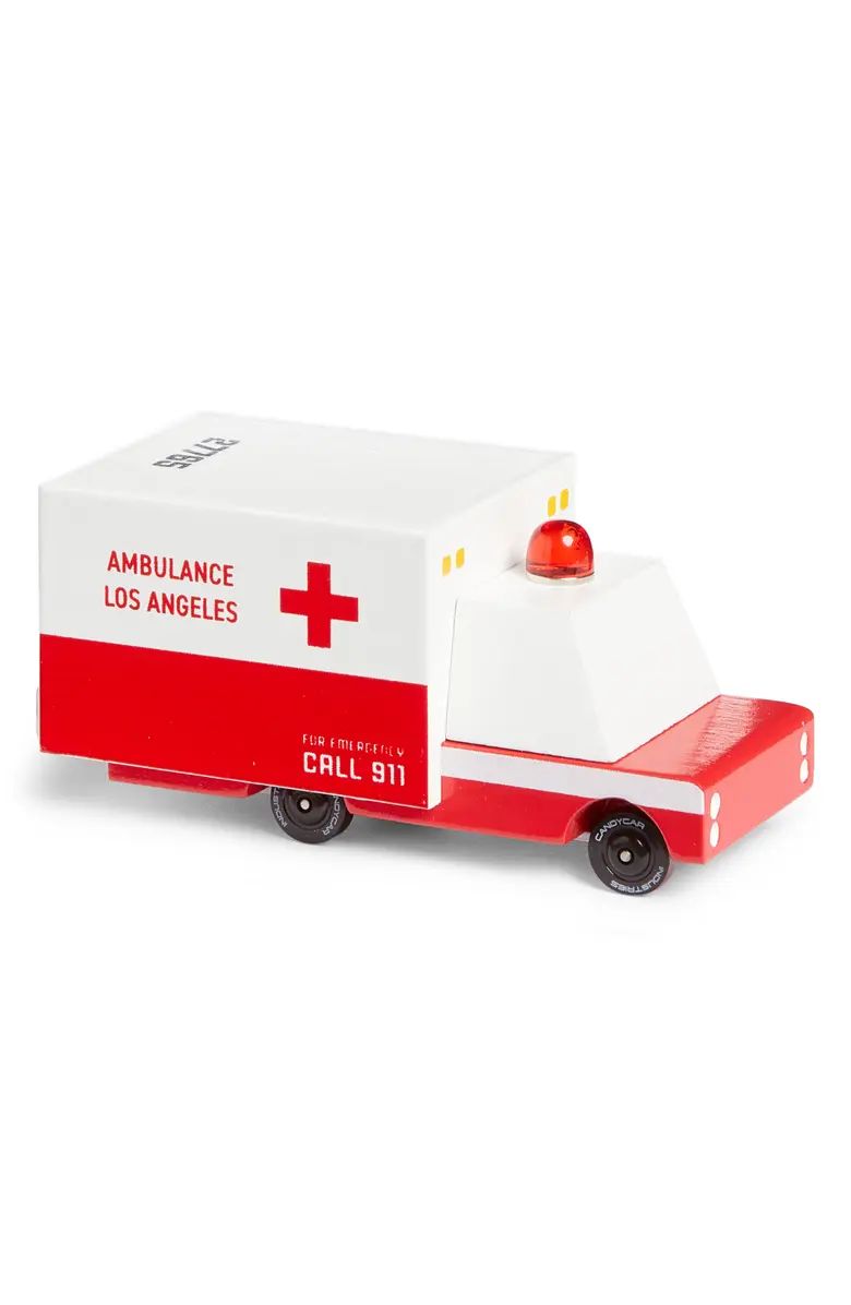 CANDYLAB TOYS Ambulance Van Wooden Toy | Nordstrom | Nordstrom