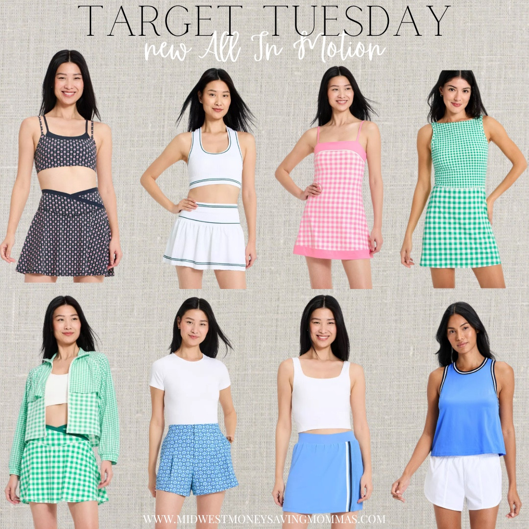 New all in motion @Target 

Activewear  tennis skirt  golf outfit  pickleball outfit  athletic dress  shorts  sports bra  spring outfit  gym outfit  workout clothes 

#LTKgrwm #LTKootd #LTKActive