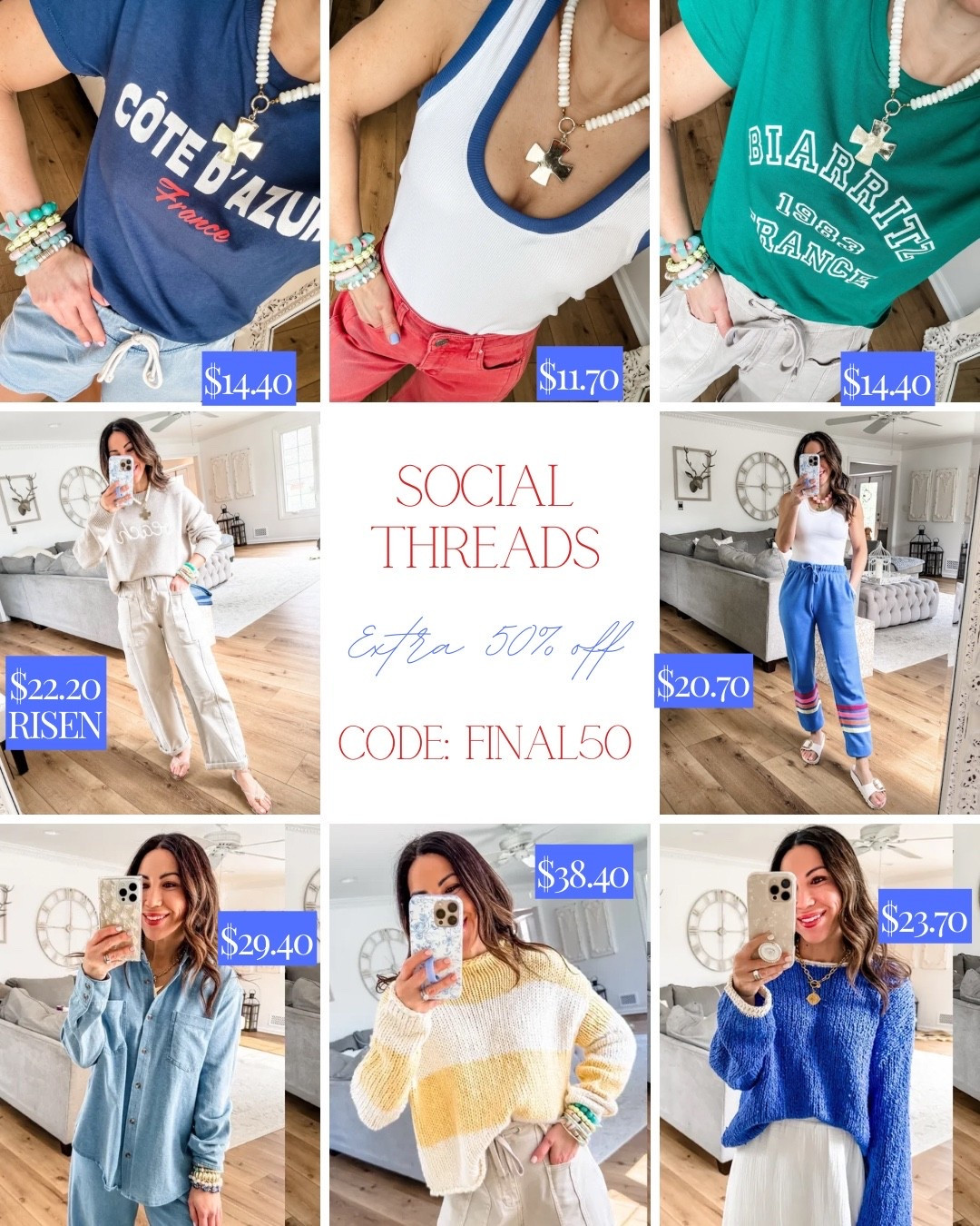 Code FINAL50

#LTKSaleAlert #LTKOver40 #LTKPetite