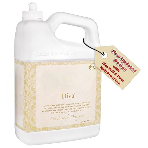Diva Wash Laundry Detergent - Diva 128 oz (Pack of 1) - Scented Laundry Detergent ILIOS Packaging. | Amazon (US)