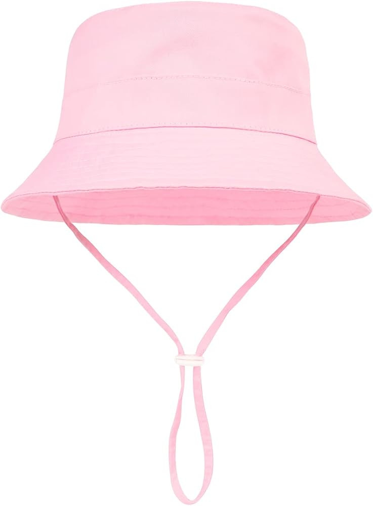 Baby Sun Hat UPF 50+ Sun Protective Toddler Bucket Hat Summer Kids Beach Hats Wide Brim Outdoor P... | Amazon (US)