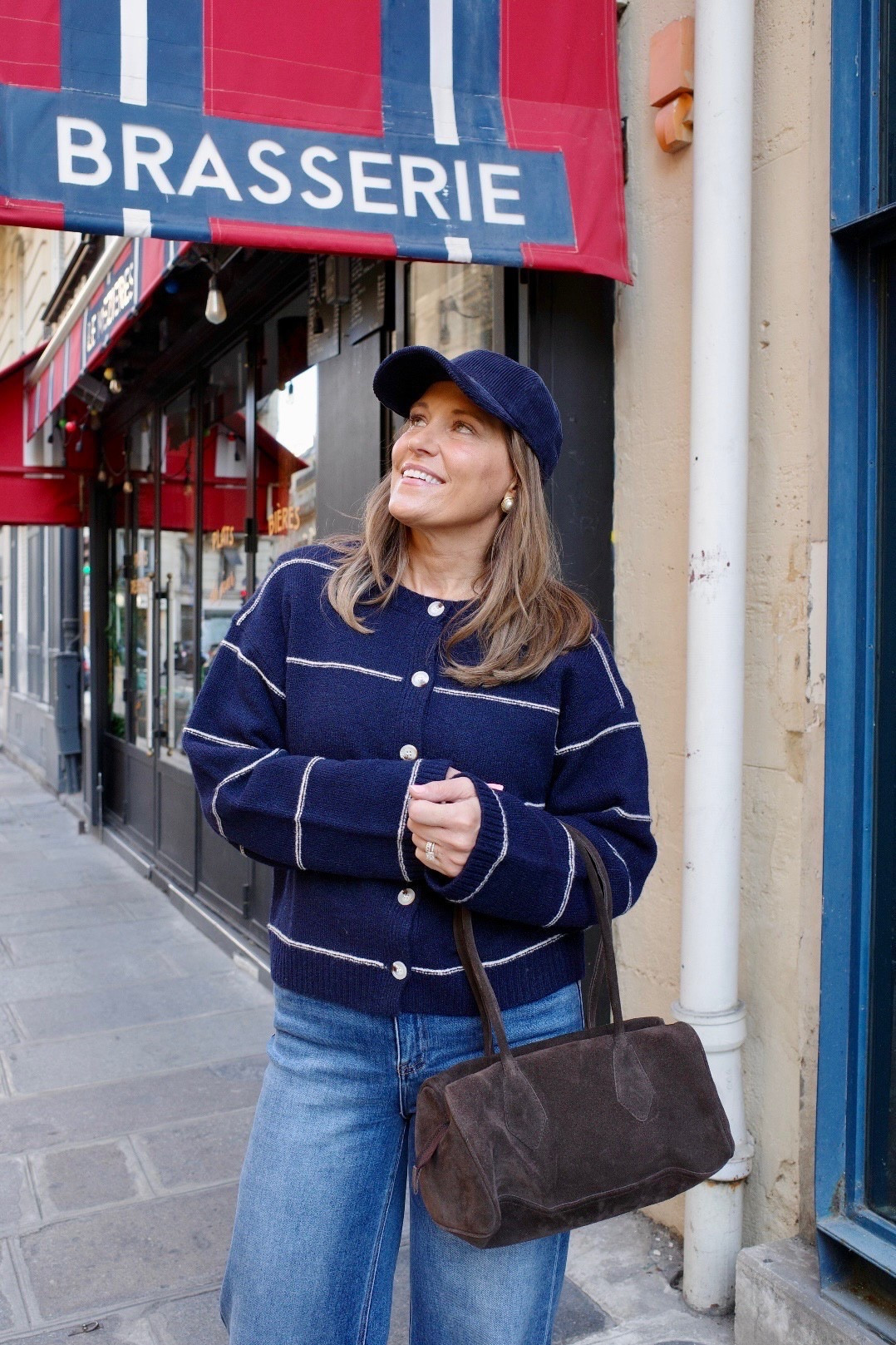 One of our favorite pieces from our Social Threads collection! This striped cardigan is such a versatile piece; easy to wear on its own or layered for extra polish. We styled it casual here, but it’s just as perfect for elevating a look. 

#LTKMidsize #LTKSeasonal #LTKOver40