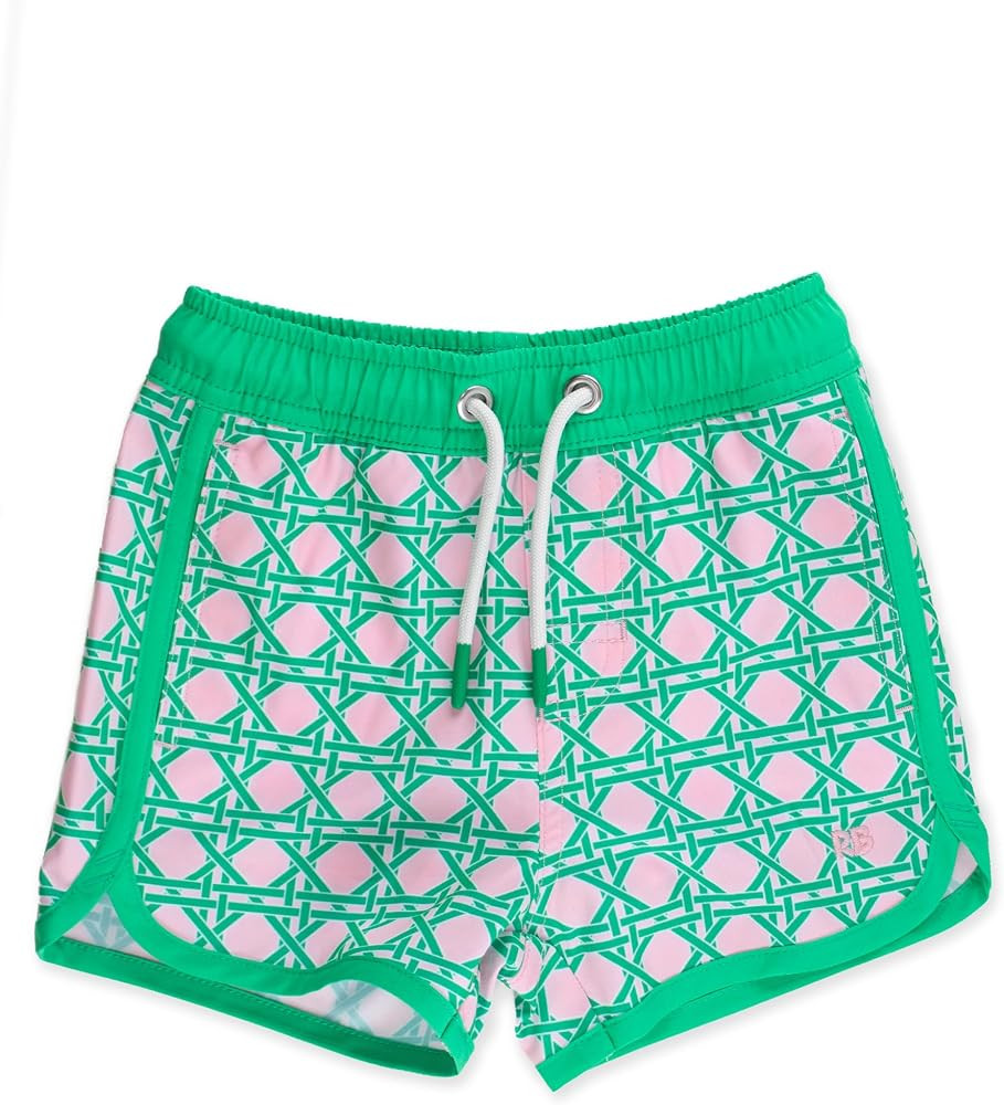 RUGGEDBUTTS Boys UPF50+ Sun Protected Stretch Dolphin Hem Swim Trunks | Amazon (US)