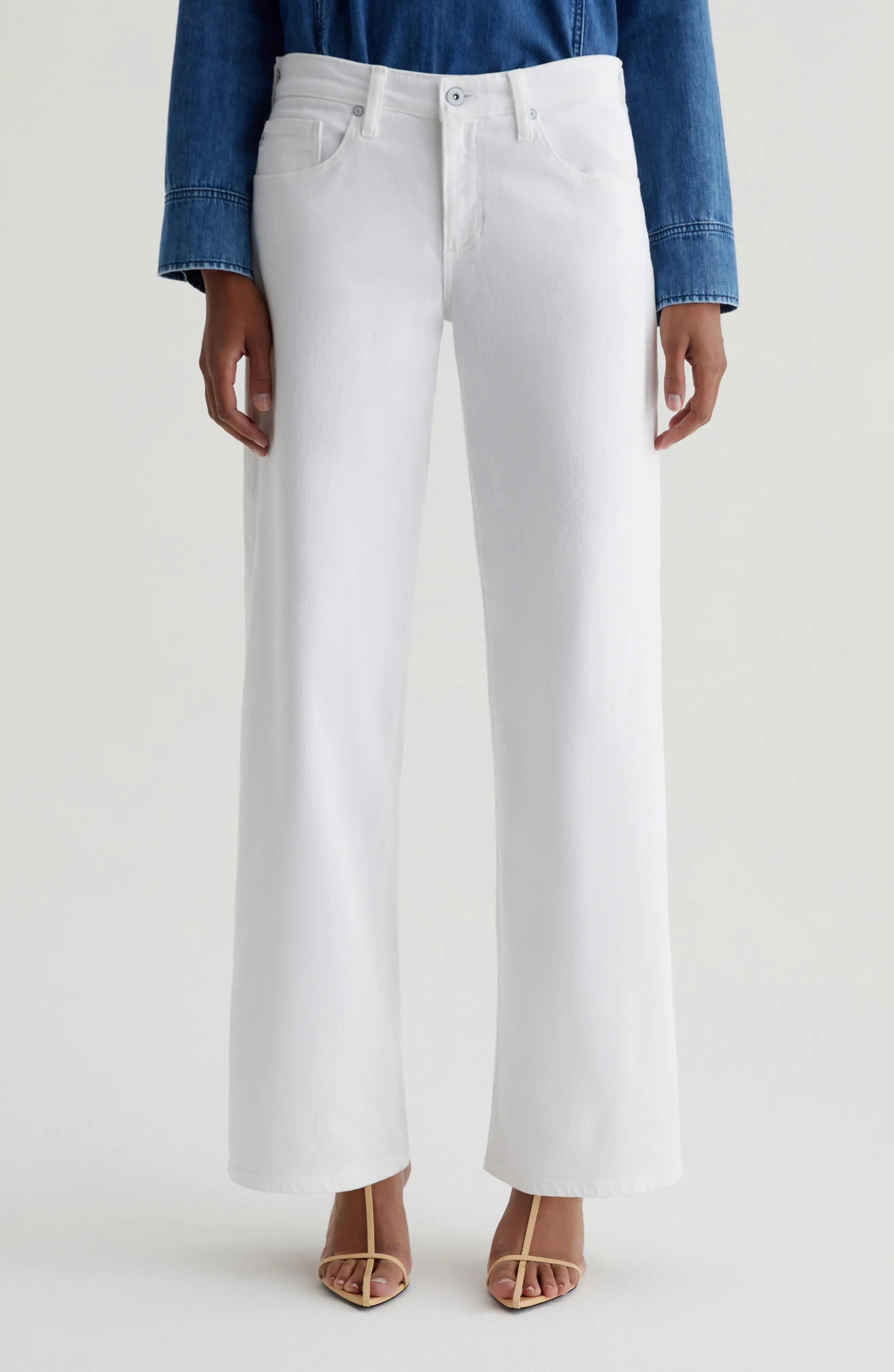 AG Adria Low Rise Relaxed Wide Leg Jeans (Women) | Nordstrom | Nordstrom