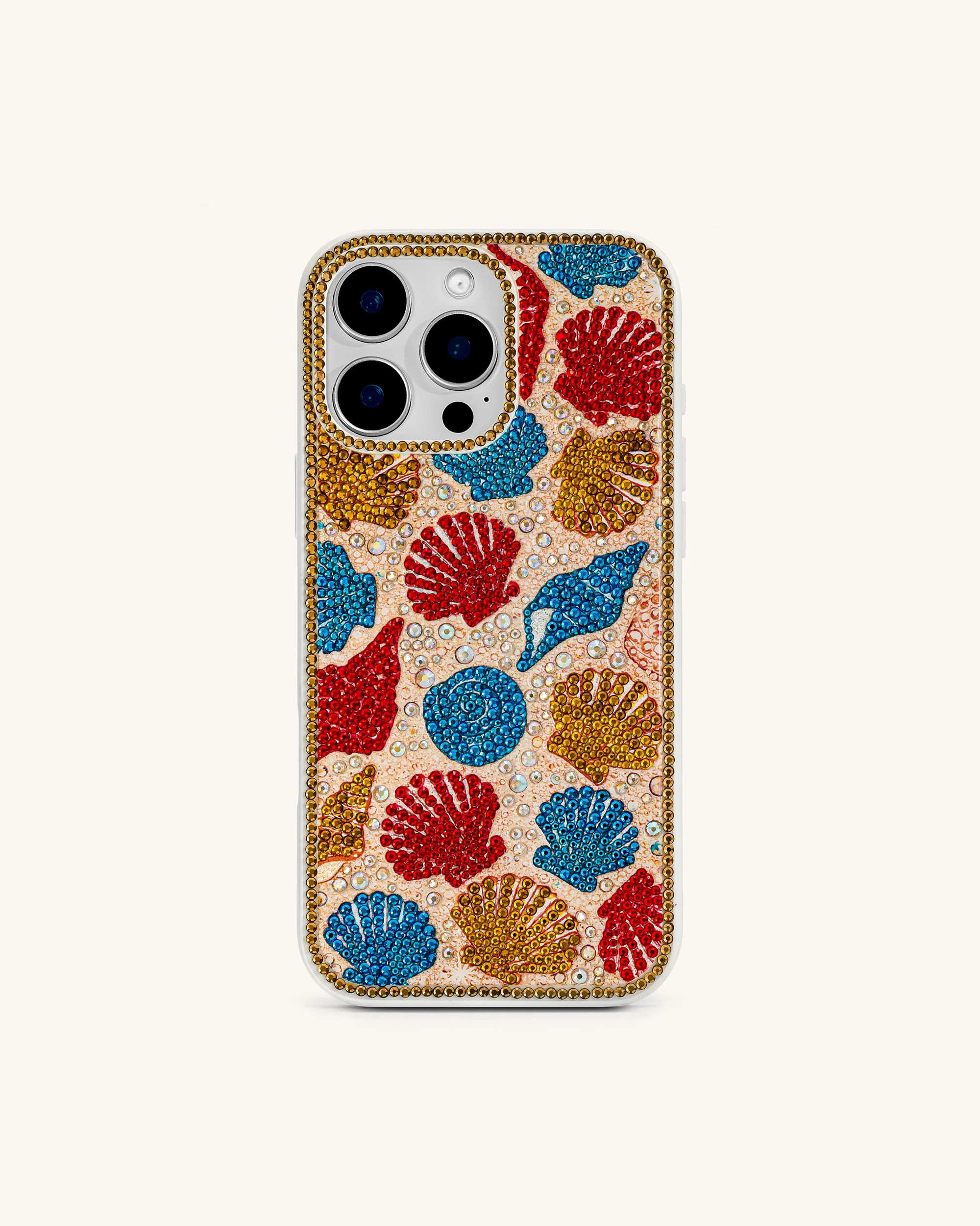 Seashell Pattern Phone Case - Multicolor Gold | JW PEI US