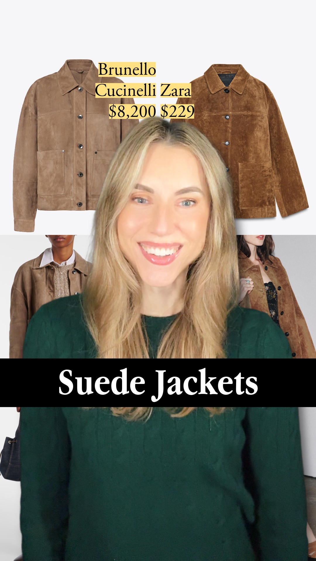My top suede jacket picks that deliver luxury-level construction without the markup. Sézane’s Terry jacket is true to size but a slim fit - size up if you plan to wear it over chunky sweaters 🤎 perfect for fall 2025 outfits, quiet luxury wardrobes, and capsule staples. These suede barn, trucker, and workwear jackets work for everyday layering, from jeans to dresses, and go from a school run to cocktails | Massimo Dutti | Sézane | Banana Republic | St.Agni | Reformationn

#LTKSeasonal #LTKWorkwear #LTKStyleTip