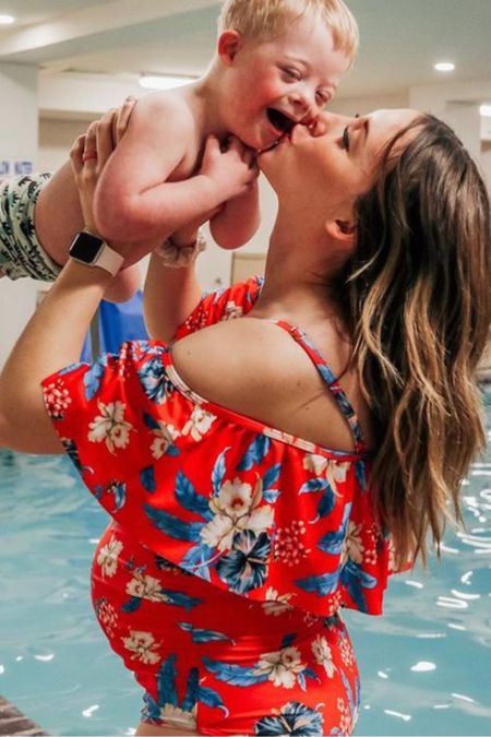 This tropical maternity swimsuit is perfect for pool days!!

Off shoulder maternity swimsuit, one piece maternity swimsuit 

#LTKunder100 #LTKbump #LTKswim