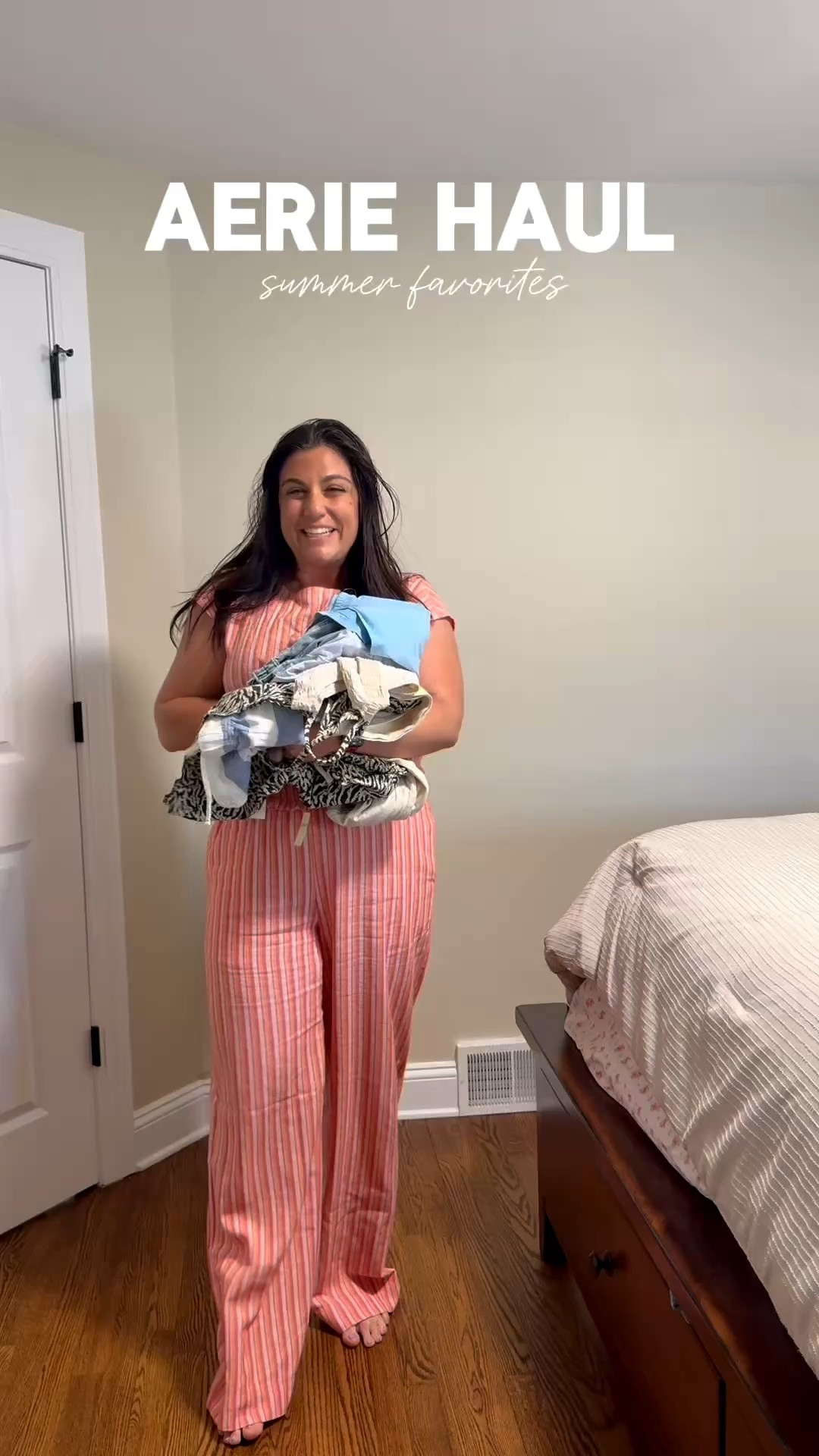 Aerie haul! Size large in everything

#LTKMidsize #LTKvlog #LTKSaleAlert