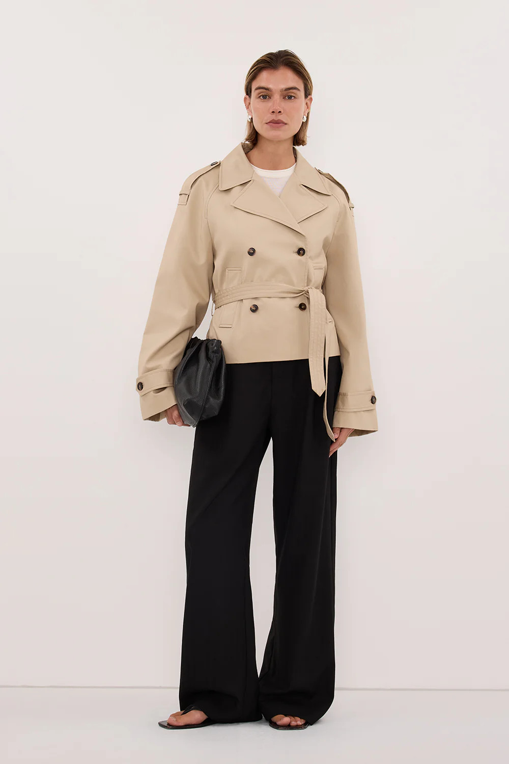 GABRIEL NATURAL CROPPED TRENCH | DISSH