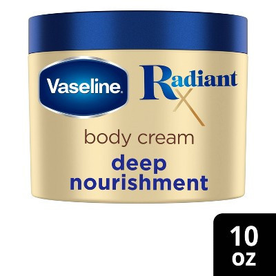 Vaseline Radiant X Deep Nourishment Body Cream with Niacinamide and Peptides 10 oz | Target
