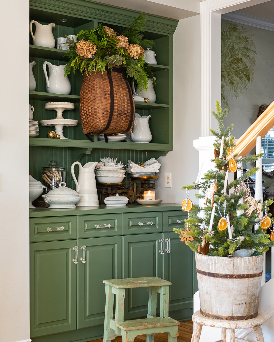 The butler's pantry was one of my favorite things to decorate for Christmas in our Minnesota house...   

 #LTKHoliday #LTKSeasonal #LTKHome