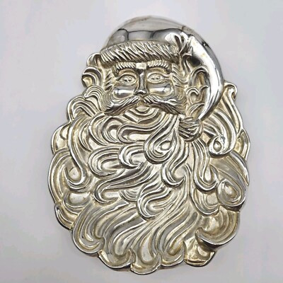 International Silver Company Santa Clause Candy Dish Silver Plated Vintage | eBay US