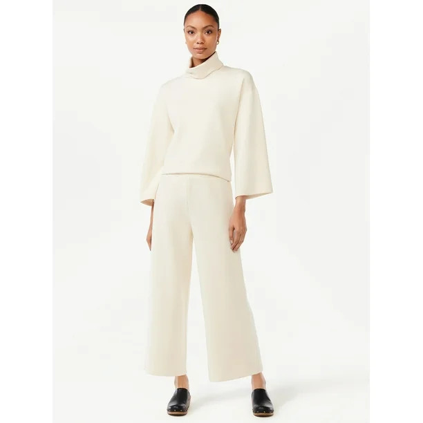 Scoop Women's Cropped Scuba Pants - Walmart.com | Walmart (US)