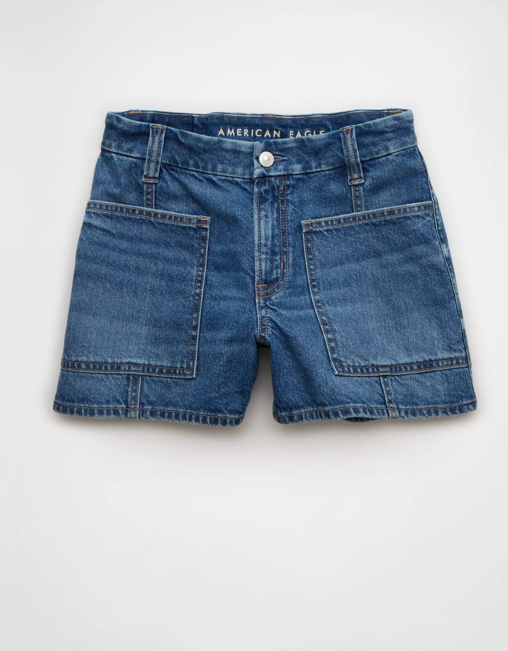 AE Strigid Curvy Relaxed Short | American Eagle Outfitters (US & CA)