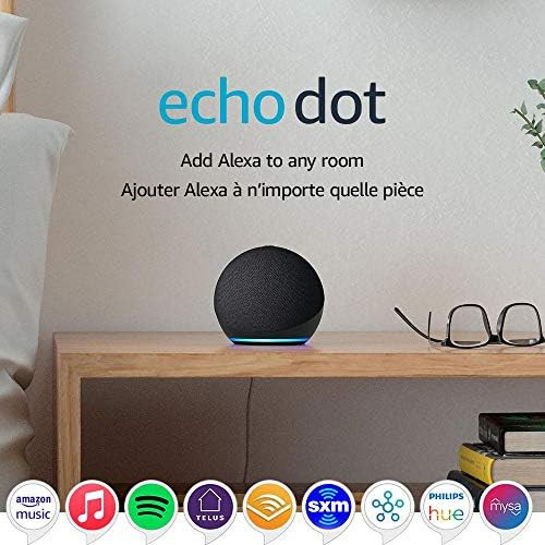 Echo Dot (4th Gen, 2020 release) | Smart speaker with Alexa | Charcoal | Amazon (CA)
