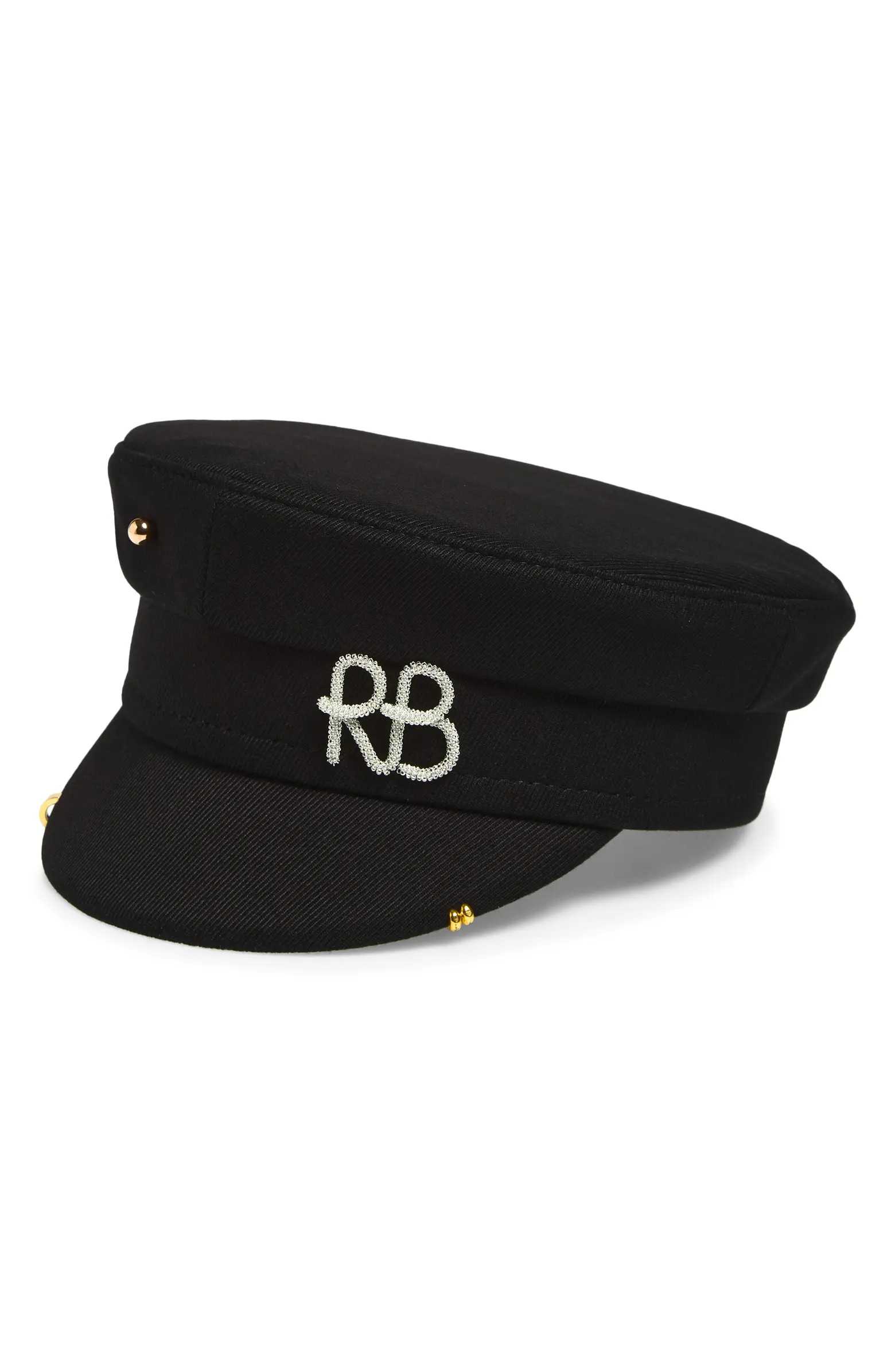 Pierced Wool Blend Baker Boy Cap | Nordstrom