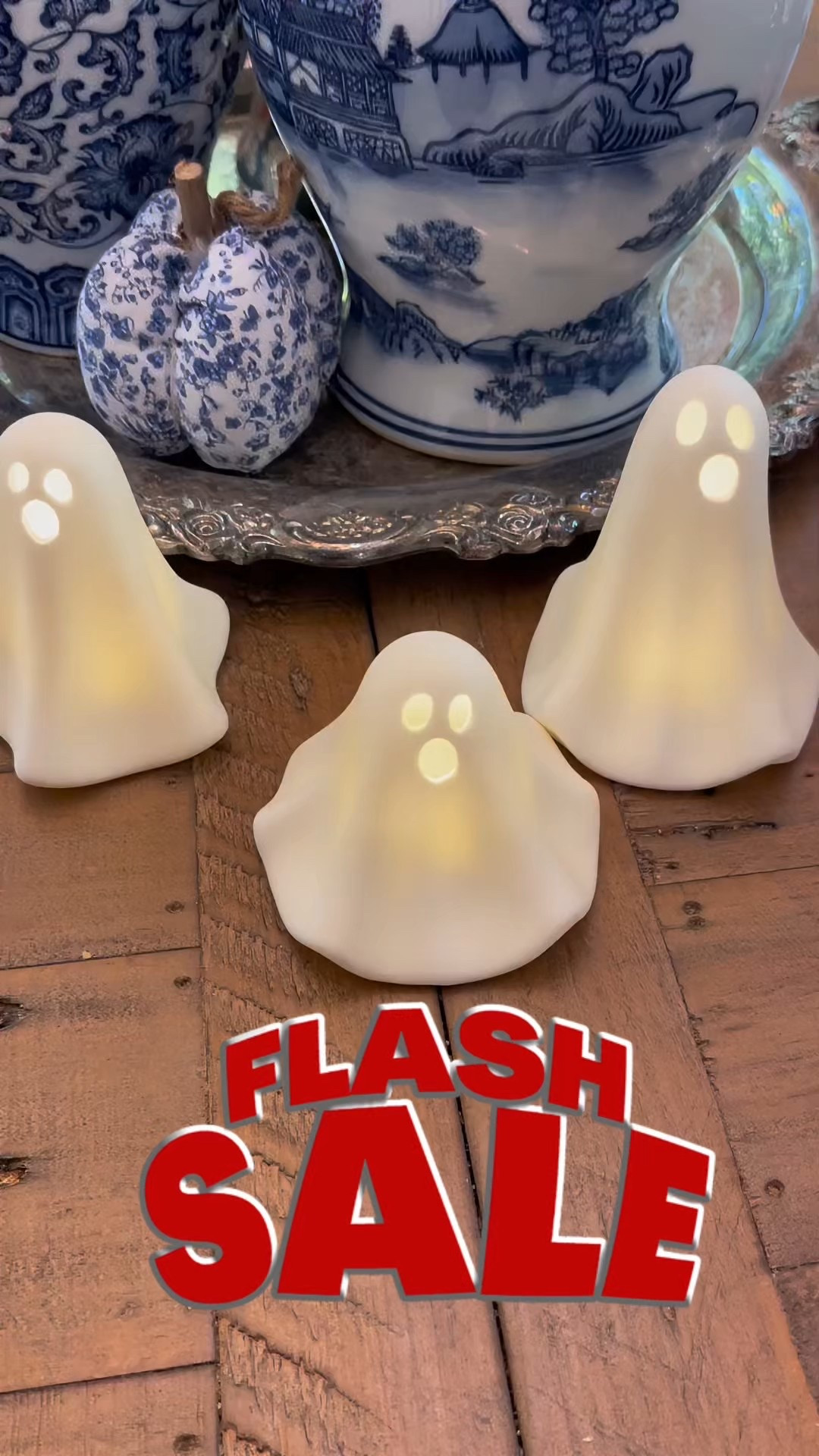 👻✨ Mixing spooky & chic for the perfect Halloween tablescape! I styled my favorite blue & white chinoiserie ginger jars with vibrant fall florals, layered orange embossed charger plates, woven placemats, and classic Blue Willow dinner plates for that collected, preppy-coastal feel 🍂. The star of the show? These adorable glowing ghost lights ($19.99 for a set of 3!) that add the cutest whimsical touch to the table. 🎃🕯️

I finished the look with pumpkin taper candles, gold napkin rings, and mustard cotton napkins for a warm autumn vibe. This setup is perfect for a festive family dinner or hosting a Halloween party with style. 🧡

🛍️ Shop everything from Amazon, Michaels, and Tuckernuck to recreate this look—mixing seasonal decor with timeless pieces that transition beautifully into fall entertaining.

⸻
: Halloween tablescape, Amazon Halloween decor, chinoiserie ginger jar, blue and white fall decor, ghost lights, orange charger plates, fall table setting ideas, holiday hosting, preppy Halloween decor, affordable fall entertaining finds


#LTKFindsUnder50 #LTKFindsUnder100 #LTKHome #LTKFindsUnder100 #LTKFindsUnder50 #LTKHome

#LTKHome #LTKSaleAlert #LTKFindsUnder50