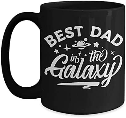 Best Dad In The Galaxy Black Mug Present Novelty Birthday Appreciation Coffee Cup FJPLR4 | Amazon (US)