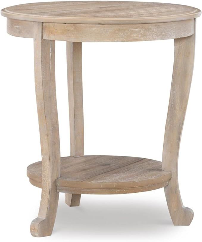 Aubert Accent Side Table, Natural | Amazon (US)
