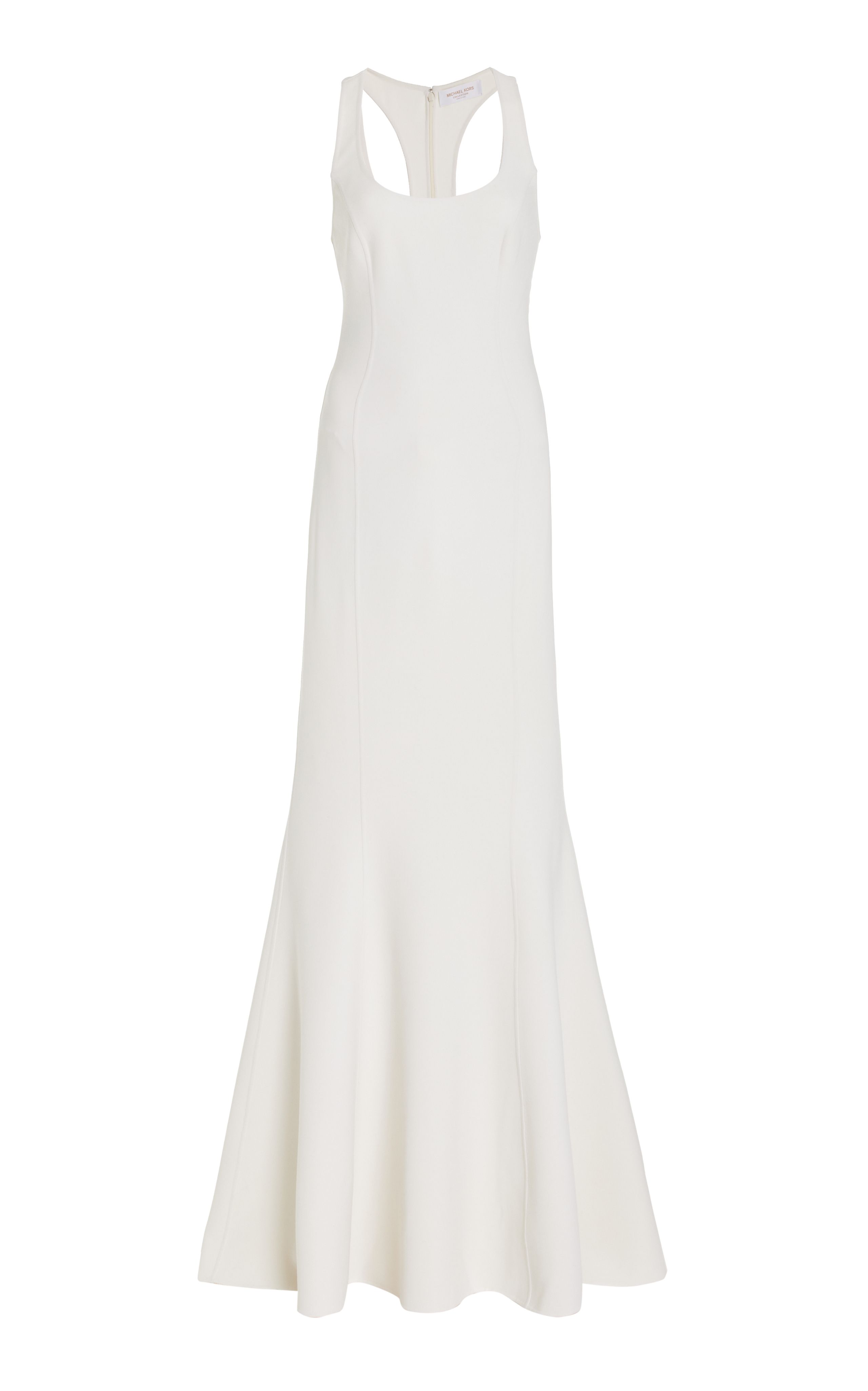 Racerback Stretch Wool Fishtail Gown | Moda Operandi (Global)