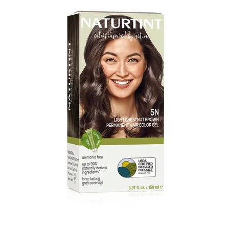 Naturtint 5N Light Chestnut Brown Permanent Hair Color 1 Pack (Packaging May Vary) | Walmart (US)