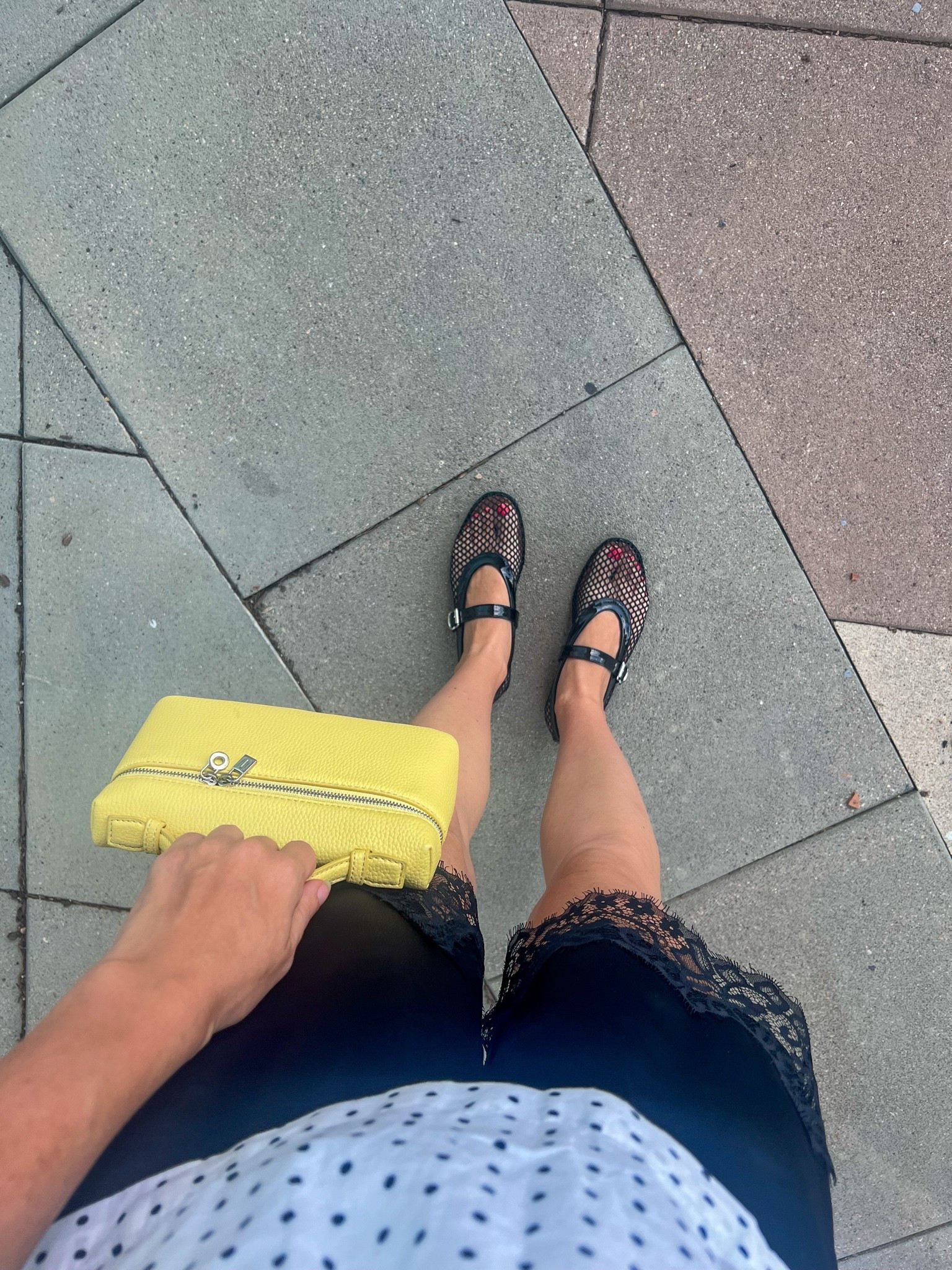 Mesh shoes // polka dots // lace shorts 

Shoes are TTS

#amazonfashionfind #amazonshoes
