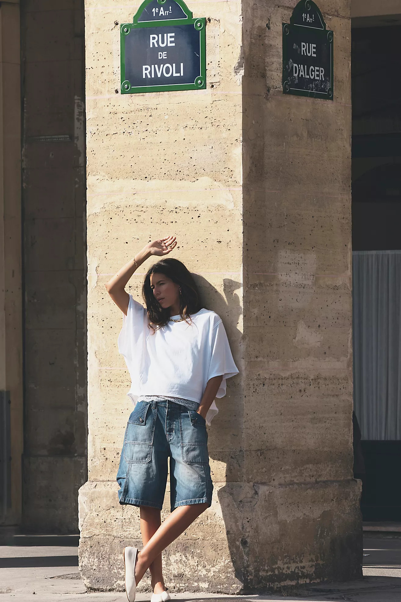 We The Free Mikie Long Shorts | Free People (Global - UK&FR Excluded)