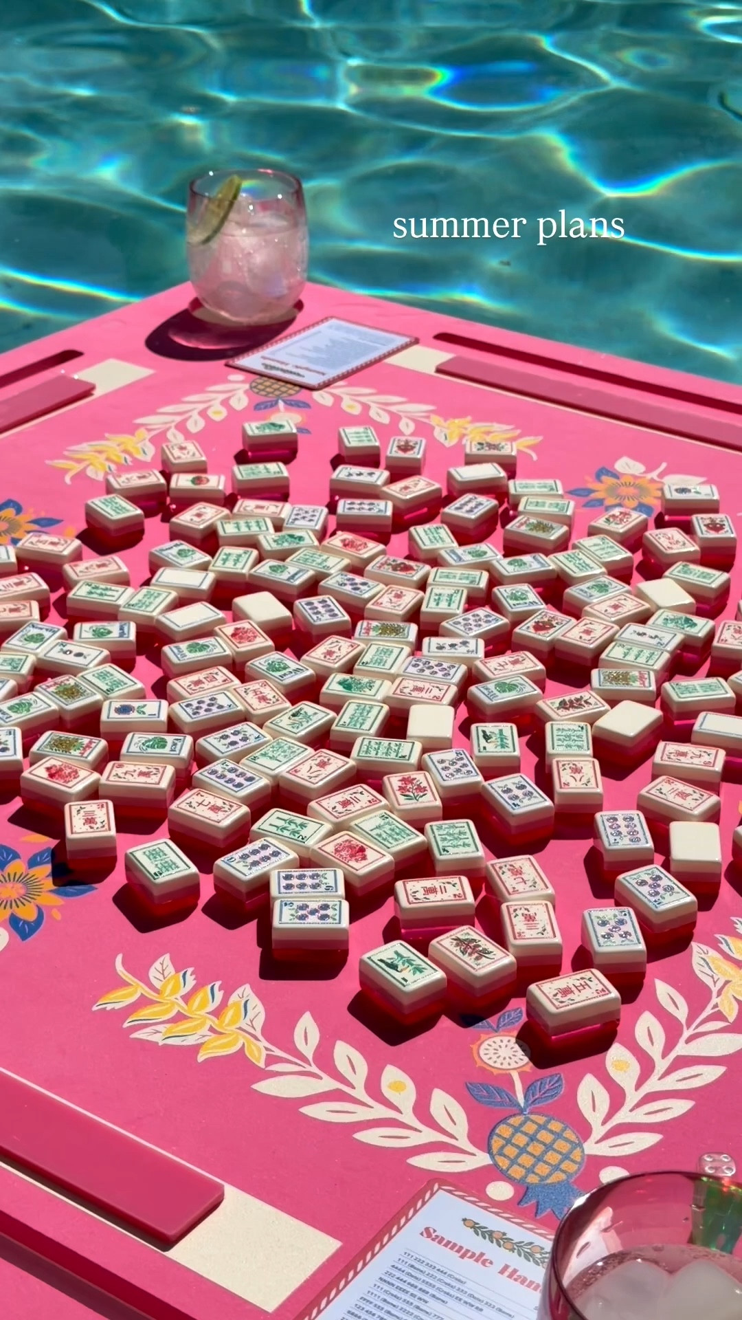 Summer plans - Sam’s Club floating mahjong

#LTKSeasonal