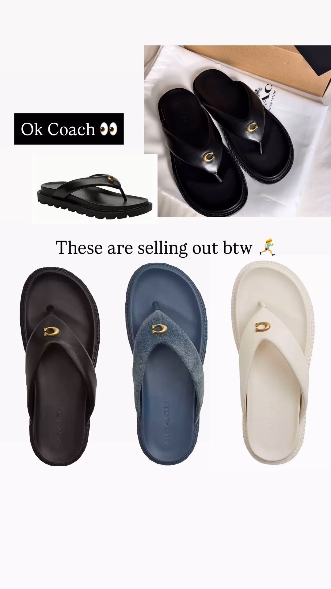 Viral coach sandals selling out 🏃‍♀️‍➡️!

#LTKootd #LTKSeasonal #LTKPetite